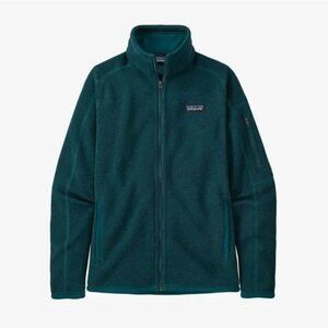 PATAGONIA 1/4 ZIP WOMEN'S BETTER SWEATER FLEECE BOREALIS GREEN SMALL FALL HIKING